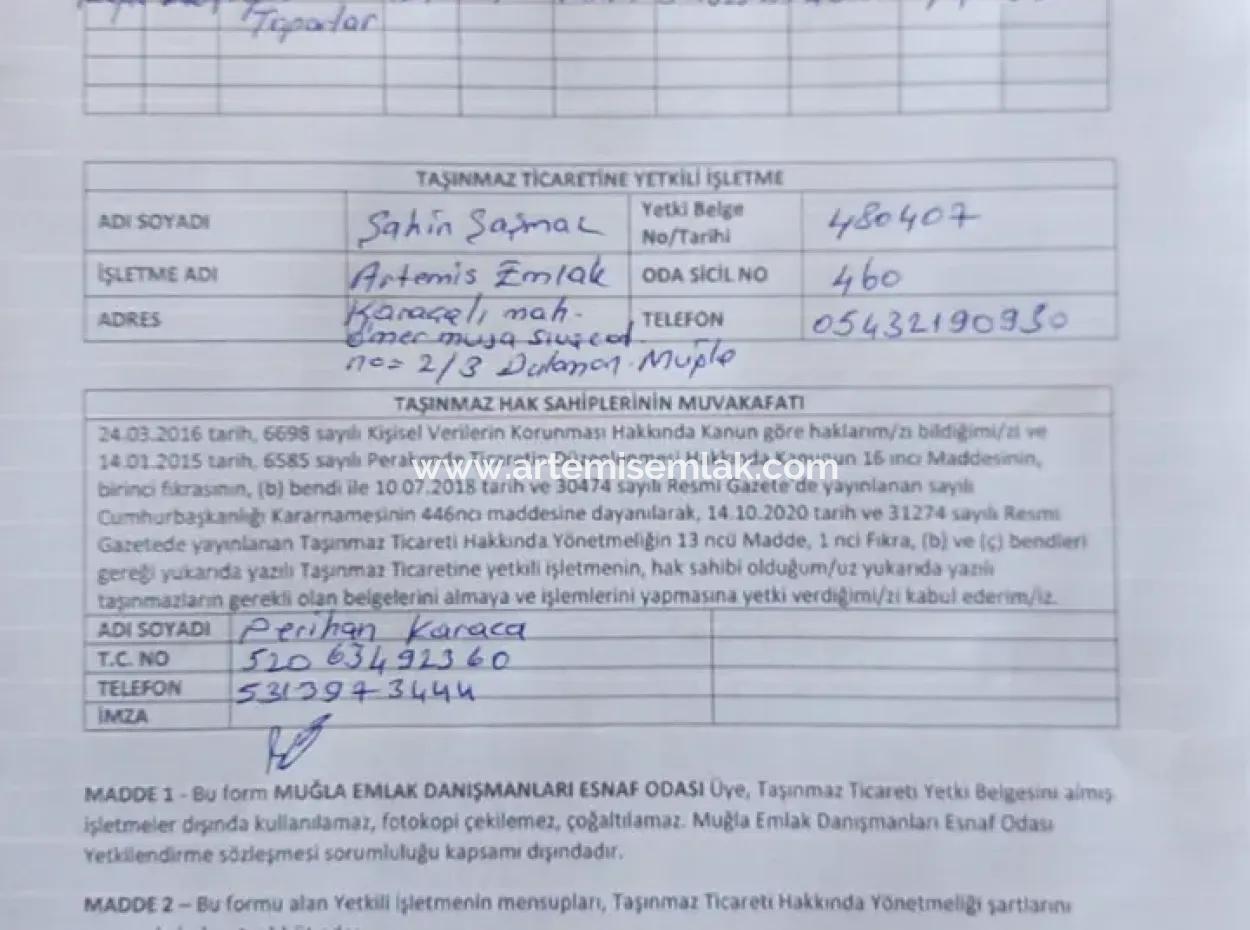 3650 M2 Feld Zum Verkauf In Köyceğiz Topars.